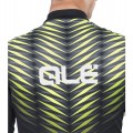 Übergröße ALE THORN Radtrikot langarm schwarz/neongelb Übergröße ALE THORN Radtrikot langarm schwarz/neongelb