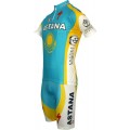 Astana 2010 Kurzarmtrikot mit kurzem Reißverschluss Astana 2010 Kurzarmtrikot mit kurzem Reißverschluss