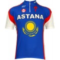 Astana Slowenischer Meister 2010 Radsport-Profi-Team-Kurzarmtrikot mit kurzem Reißverschluss Astana Slowenischer Meister 2010 Radsport-Profi-Team-Kurzarmtrikot mit kurzem Reißverschluss