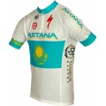 ASTANA kasachischer Meister 2011 Radsport-Profi-Team-Kurzarmtrikot mit kurzem Reißverschluss ASTANA kasachischer Meister 2011 Radsport-Profi-Team-Kurzarmtrikot mit kurzem Reißverschluss