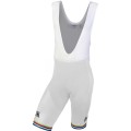Radsport-Trägerhose VICTORY-Campione del Mondo weiß