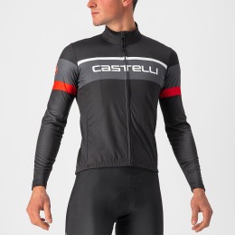 PASSISTA Radtrikot langarm schwarz/dunkelgrau PASSISTA Radtrikot langarm schwarz/dunkelgrau