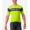 SCORPIONE 3+COMPETIZIONE KIT Radsport-Set (Kurzarmtrikot+Trägerhose) neon-gelbgrün/schwarz SCORPIONE 3+COMPETIZIONE KIT Radsport-Set (Kurzarmtrikot+Trägerhose) neon-gelbgrün/schwarz