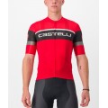 SCORPIONE 3 Radtrikot kurzarm rot/schwarz SCORPIONE 3 Radtrikot kurzarm rot/schwarz