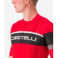SCORPIONE 3 Radtrikot kurzarm rot/schwarz SCORPIONE 3 Radtrikot kurzarm rot/schwarz