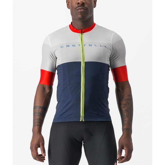 SEZIONE Radtrikot kurzarm blau/elfenbein SEZIONE Radtrikot kurzarm blau/elfenbein