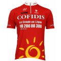 Cofidis 2009 Kurzarmtrikot mit kurzem Reißverschluss Cofidis 2009 Kurzarmtrikot mit kurzem Reißverschluss