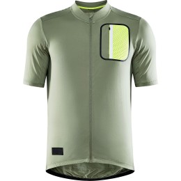 ADV Offroad Radtrikot kurzarm grün/neongelb