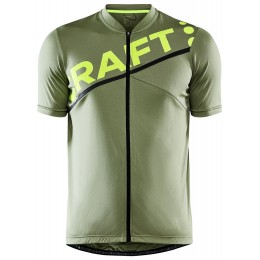 Core Endurance Logo Radtrikot kurzarm grün
