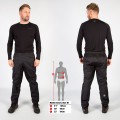 HUMMVEE Fahrrad Regenhose lang schwarz