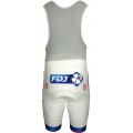 FRANCAISE DES JEUX (FDJ) 2011 Radsport-Profi-Team-Trägerhose weiß FRANCAISE DES JEUX (FDJ) 2011 Radsport-Profi-Team-Trägerhose weiß