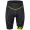 B30 Radhose kurz schwarz/neongelb