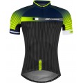 DASH Radtrikot kurzarm blau/neongelb/schwarz DASH Radtrikot kurzarm blau/neongelb/schwarz