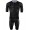 TEAM PRO Radsport-Set (Radtrikot langer RV+Trägerhose) schwarz