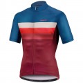 RIVAL Radsport-Set (Kurzarmtrikot+Trägerhose) rot/blau/schwarz