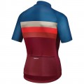 RIVAL Radsport-Set (Kurzarmtrikot+Trägerhose) rot/blau/schwarz