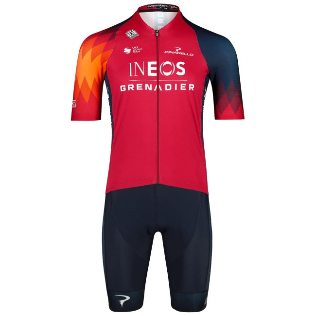 INEOS GRENADIERS 2023 Set (ICON Radtrikot+ICON Trägerhose)-Radsport-Profi-Team INEOS GRENADIERS 2023 Set (ICON Radtrikot+ICON Trägerhose)-Radsport-Profi-Team