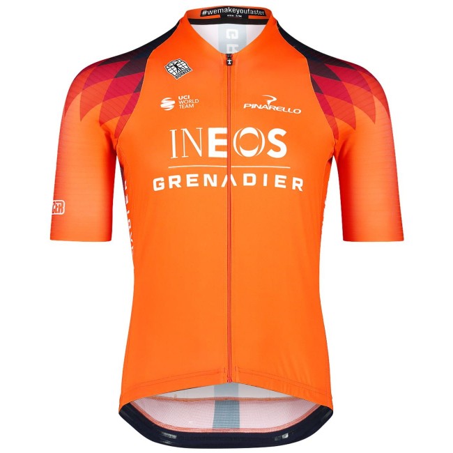 INEOS GRENADIERS 2023 training edition ICON Radtrikot kurzarm (langer RV)-Radsport-Profi-Team INEOS GRENADIERS 2023 training edition ICON Radtrikot kurzarm (langer RV)-Radsport-Profi-Team