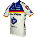 RALEIGH 2012 Radsport-Profi-Team-Kurzarmtrikot mit kurzem Reißverschluss RALEIGH 2012 Radsport-Profi-Team-Kurzarmtrikot mit kurzem Reißverschluss