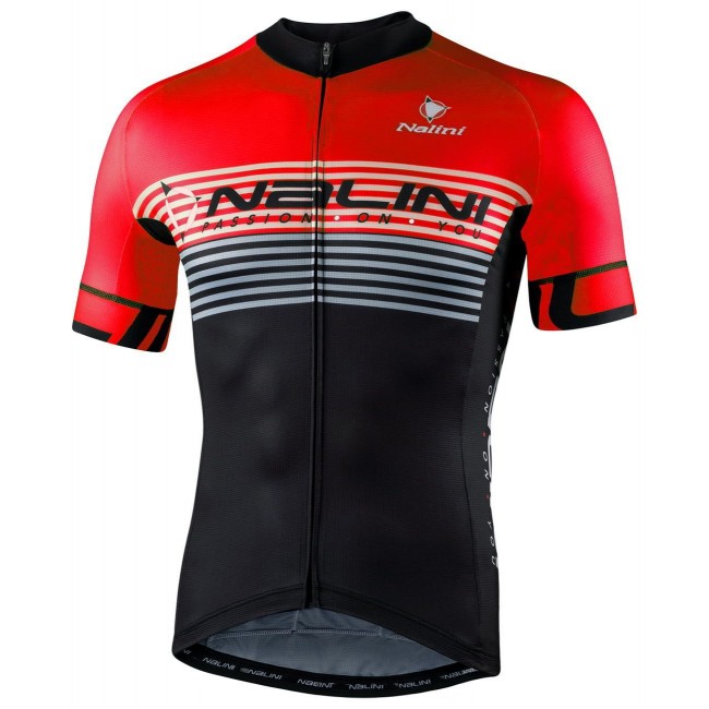 BORGO B Radtrikot kurzarm schwarz/rot BORGO B Radtrikot kurzarm schwarz/rot