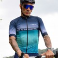 Denver Jersey Radtrikot kurzarm blau/türkis Denver Jersey Radtrikot kurzarm blau/türkis