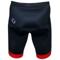 Übergröße DYNAMITE Radhose kurz schwarz/rot