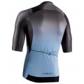 Ergo Fit Jersey Radtrikot kurzarm grau/blau Ergo Fit Jersey Radtrikot kurzarm grau/blau