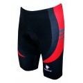 LIGHTNING Radhose kurz schwarz/rot LIGHTNING Radhose kurz schwarz/rot