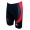 LIGHTNING Radhose kurz schwarz/rot