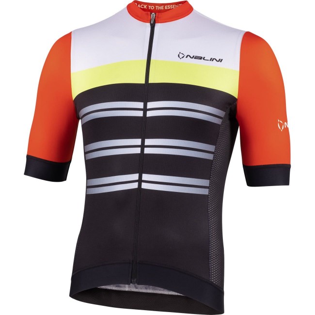 Seattle Jersey Radtrikot kurzarm schwarz/orangerot Seattle Jersey Radtrikot kurzarm schwarz/orangerot