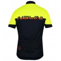 Radsport-Set (Radtrikot VENDETTA+Radhose DYNAMITE) schwarz/neongelb