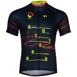 CLASSIC Gotthard Pass Radtrikot kurzarm schwarz CLASSIC Gotthard Pass Radtrikot kurzarm schwarz