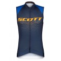 RC PRO Radtrikot ärmellos blau/orange