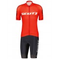 RC PRO Radsport-Set (Kurzarmtrikot+Trägerhose) rot/schwarz
