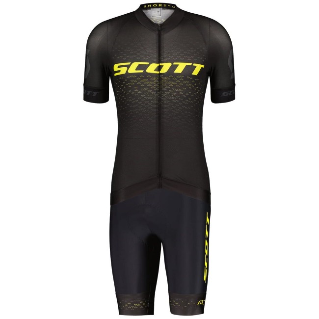 RC PRO Radsport-Set (Kurzarmtrikot+Trägerhose) schwarz/gelb RC PRO Radsport-Set (Kurzarmtrikot+Trägerhose) schwarz/gelb