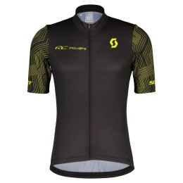 RC TEAM 10 Radtrikot kurzarm schwarz/gelb RC TEAM 10 Radtrikot kurzarm schwarz/gelb