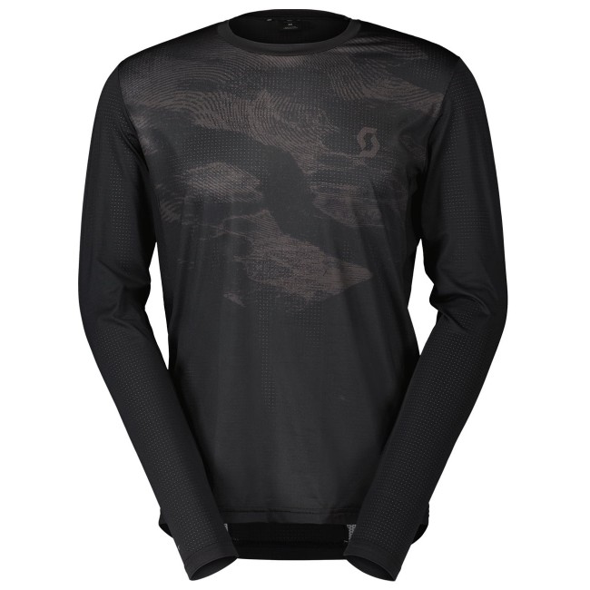 TRAIL FLOW MTB Trikot langarm schwarz/grau TRAIL FLOW MTB Trikot langarm schwarz/grau