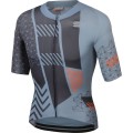 BOMBER Radtrikot kurzarm zement/anthrazit