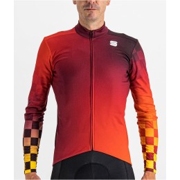 ROCKET THERMAL JERSEY Radtrikot langarm rot