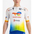 Team TotalEnergies 2022 Radtrikot kurzarm (langer Reißverschluss)-Radsport-Profi-Team