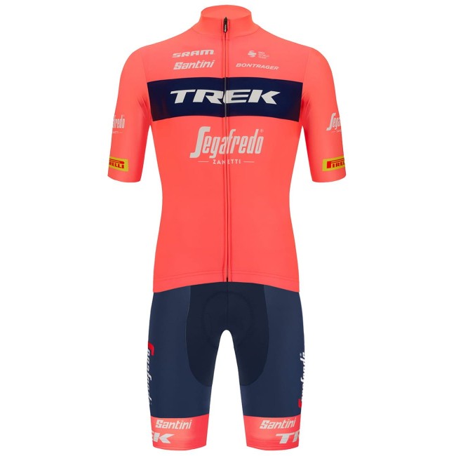 TREK-SEGAFREDO 2023 training edition Set (Radtrikot+Trägerhose)-Radsport-Profi-Team TREK-SEGAFREDO 2023 training edition Set (Radtrikot+Trägerhose)-Radsport-Profi-Team