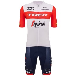 TREK-SEGAFREDO 2023 Set (Radtrikot+Trägerhose)-Radsport-Profi-Team