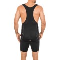 Men ACTIVE BIB PANTS Trägerhose kurz schwarz (black uni) Men ACTIVE BIB PANTS Trägerhose kurz schwarz (black uni)