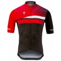 RIGO Radtrikot kurzarm rot/schwarz