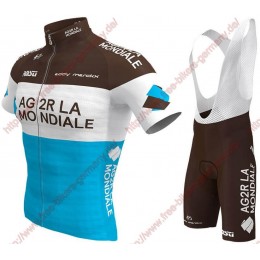 Profiteams AG2R LA MONDIALE 2019 Radbekleidung Satz Trikot Kurzarm+Trägerhosen Se Profiteams AG2R LA MONDIALE 2019 Radbekleidung Satz Trikot Kurzarm+Trägerhosen Se