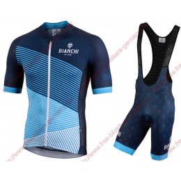 Profiteams BIANCHI MILANO Bisceglie Radbekleidung Satz Trikot Kurzarm+Trägerhosen Se