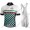 Profiteams BIANCHI MILANO Codigoro white Radbekleidung Satz Trikot Kurzarm+Trägerhosen Se