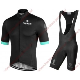 Profiteams BIANCHI MILANO New Laces Radbekleidung Satz Trikot Kurzarm+Trägerhosen Se