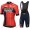 Profiteams Team Bahrain Merida 2019 Radbekleidung Satz Trikot Kurzarm+Trägerhosen Se