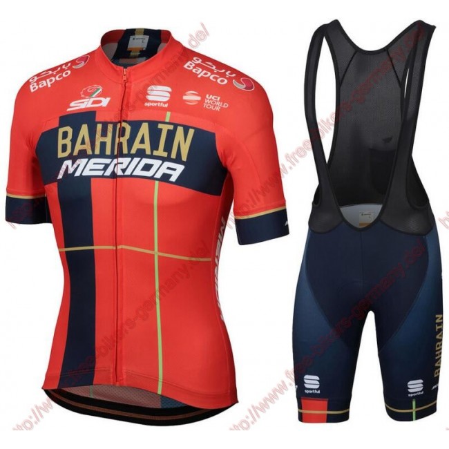 Profiteams Team Bahrain Merida 2019 Radbekleidung Satz Trikot Kurzarm+Trägerhosen Se Profiteams Team Bahrain Merida 2019 Radbekleidung Satz Trikot Kurzarm+Trägerhosen Se
